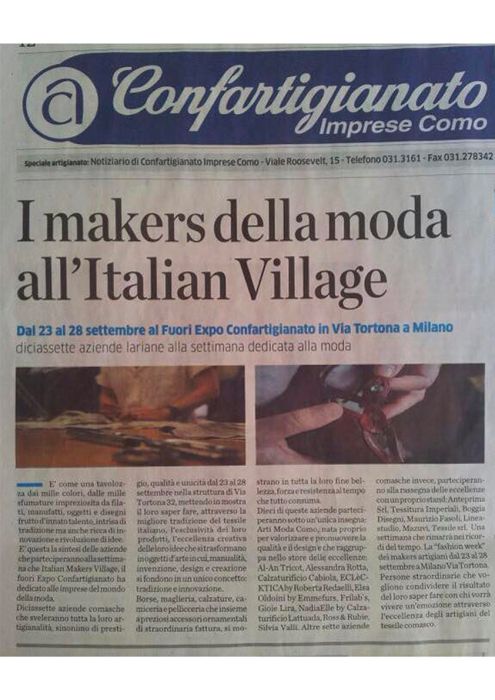 la provincia di como settembre 2015 Roberta Redaelli italian makers villge