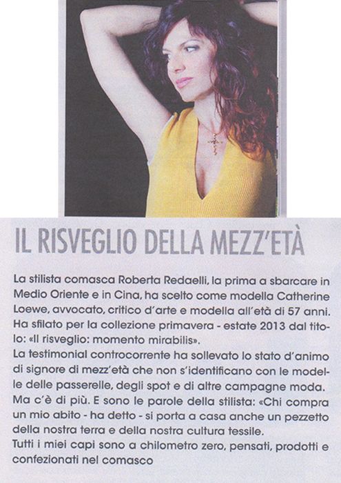 Mag 5 maggio 2013 Roberta Redaelli