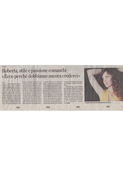 La Provincia 10 Dicembre 2014 Roberta Redaelli