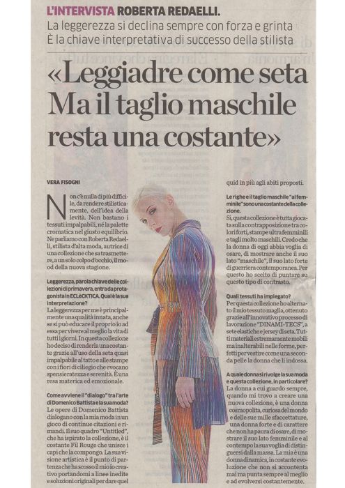 La Provincia 5 Ottobre 2017 Roberta Redaelli
